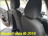 Uszyte Pokrowce samochodowe Skoda Fabia III 2019