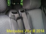 Uszyte Pokrowce samochodowe Mercedes Vito III 8 osobowe 2014 rok