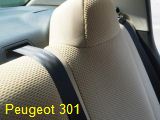 Uszyte Pokrowce samochodowe Peugeot 301 tkanina beżowa