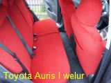 Uszyte Pokrowce samochodowe Toyota Auris I welur