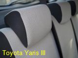 Uszyte Pokrowce samochodowe Toyota Yaris III szara
