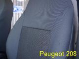 Uszyte Pokrowce samochodowe Peugeot 208