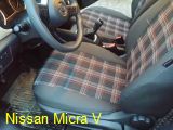 Uszyte Pokrowce samochodowe Nissan Micra wersja V rocznik2017
