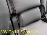 Uszyte Pokrowce samochodowe Volkswagen Golf 7 Sportsvan rocznik 2017