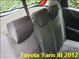 Uszyte Pokrowce samochodowe Toyota Yaris III 2012