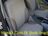 Uszyte Pokrowce samochodowe Honda Civic IX brąz