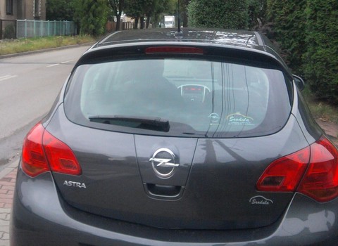 Cardo Czeladź podczas obmiaru Opel Astra IV