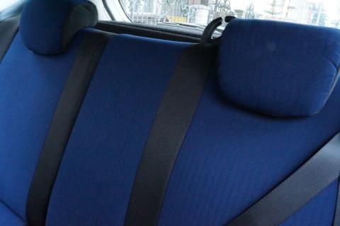 Pokrowce samochodowe Nissan Note II tkanina niebieska 211,11
